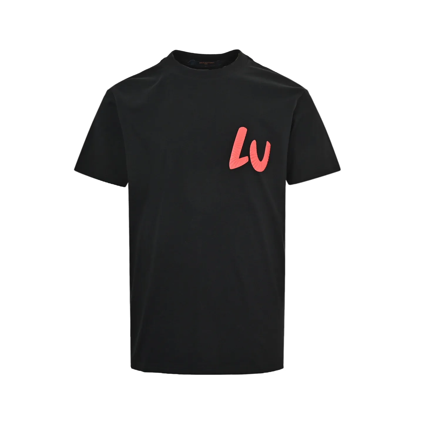 Louis Vuitton/Louis Vuitton colorful letter foam printed short sleeves